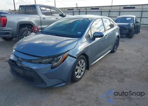 2020 Toyota Corolla Le z USA, uszkodzony, nr VIN 5YFEPRAE5LP039953